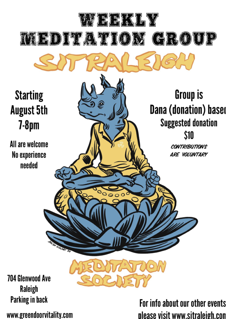 WEEKLY Tuesday night meditation group